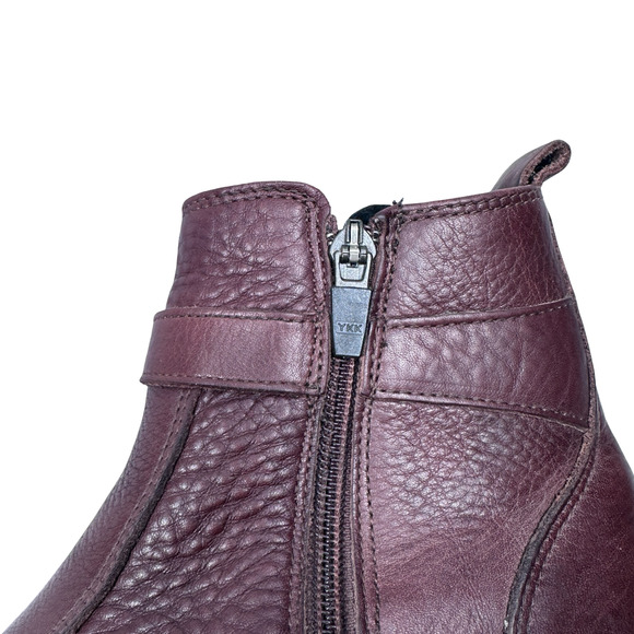 Dansko Cagney Ankle Boots Women’s 37 US 6.5 Brown Leather Side Zip Buckle Detail - Picture 5 of 8